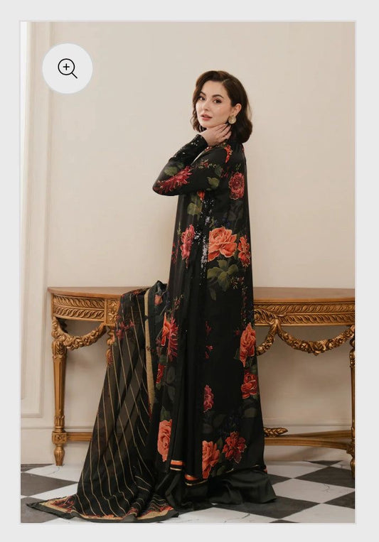 Unstitch Silk 3pc Digital Printed VS-08