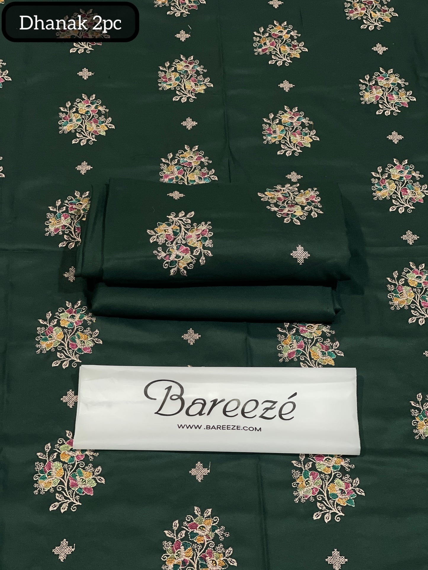Bareeze DHANAK 2pc EMBROIDERY Winter Collection BD-003