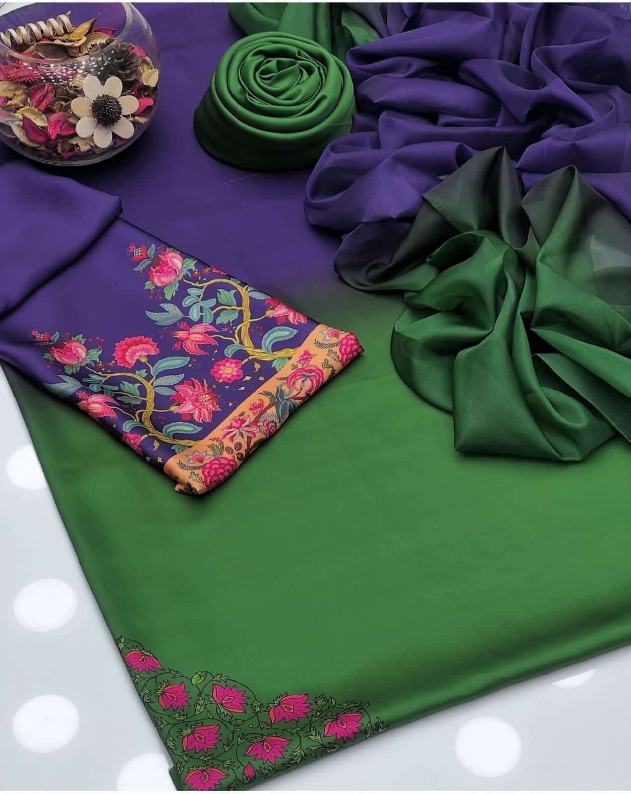 Unstitch Silk 3pc Digital Printed VS-04