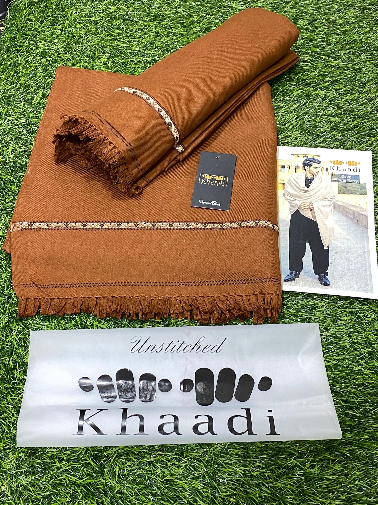 Khaadi Winter Wool Shawl Mustard KH-01