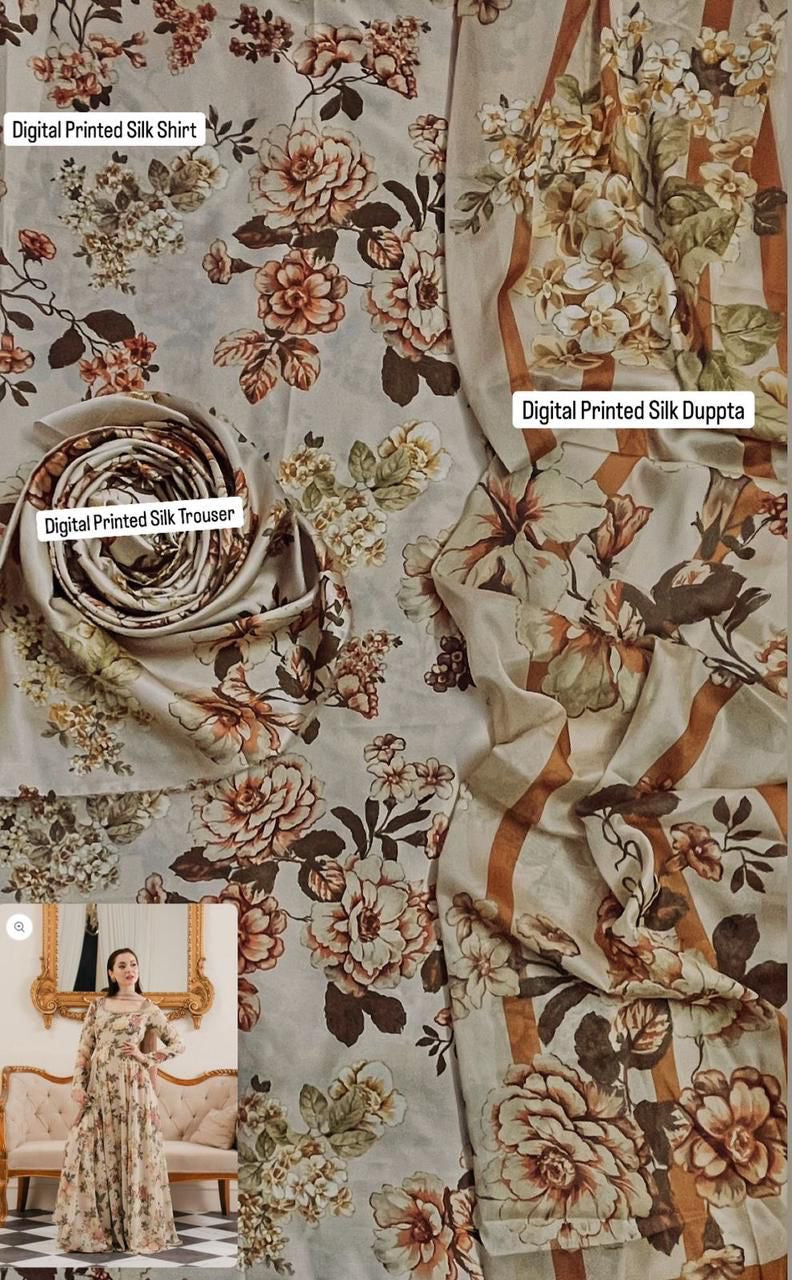 Unstitch Silk 3pc Digital Printed VS-11