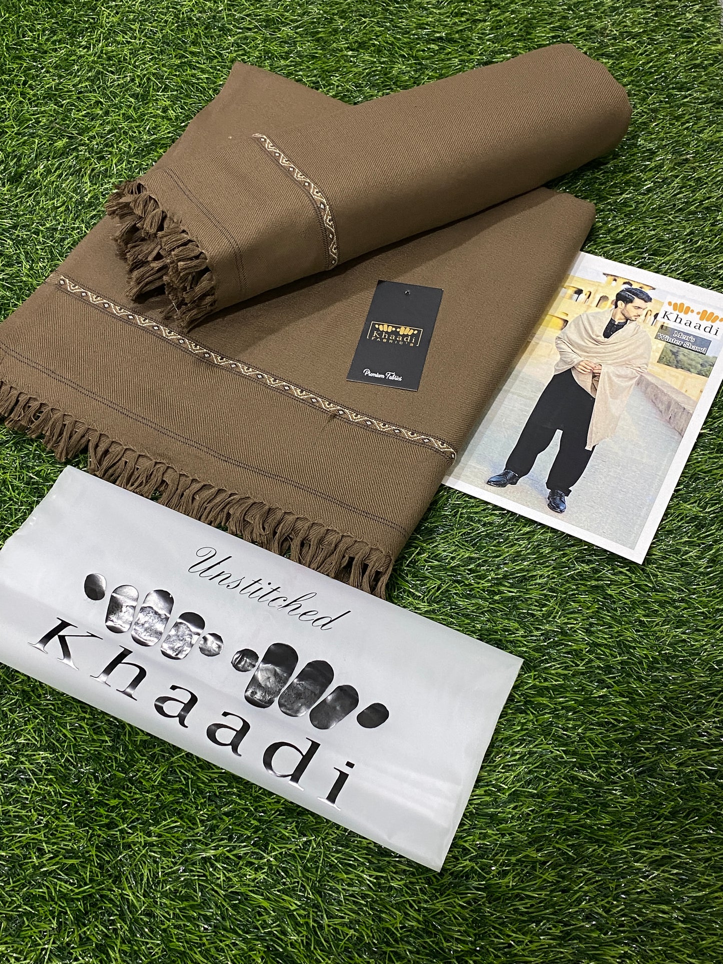 Khaadi Winter Wool Shawl BROWN KH-03