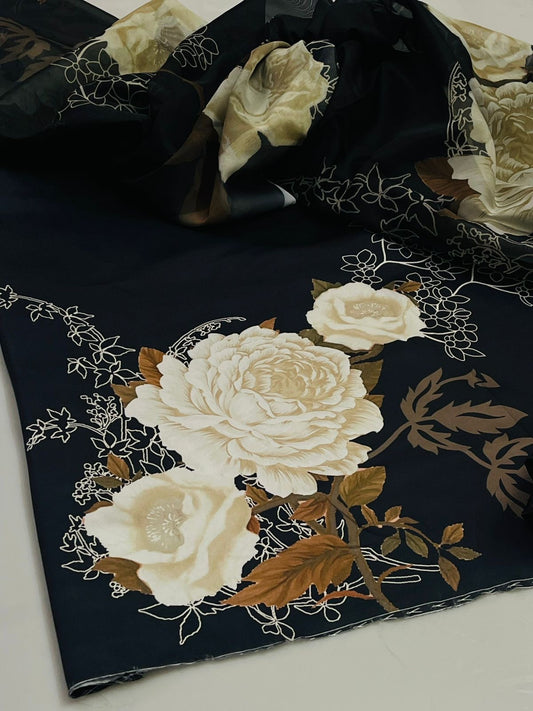 Unstitch Silk 3pc Digital Printed VS-16