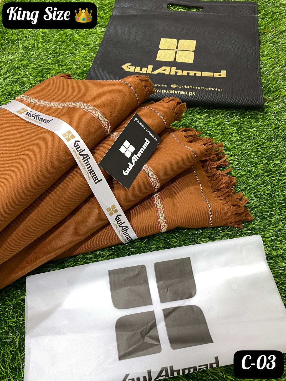 GULAHMED Winter Wool Shawl Mustard GA-07