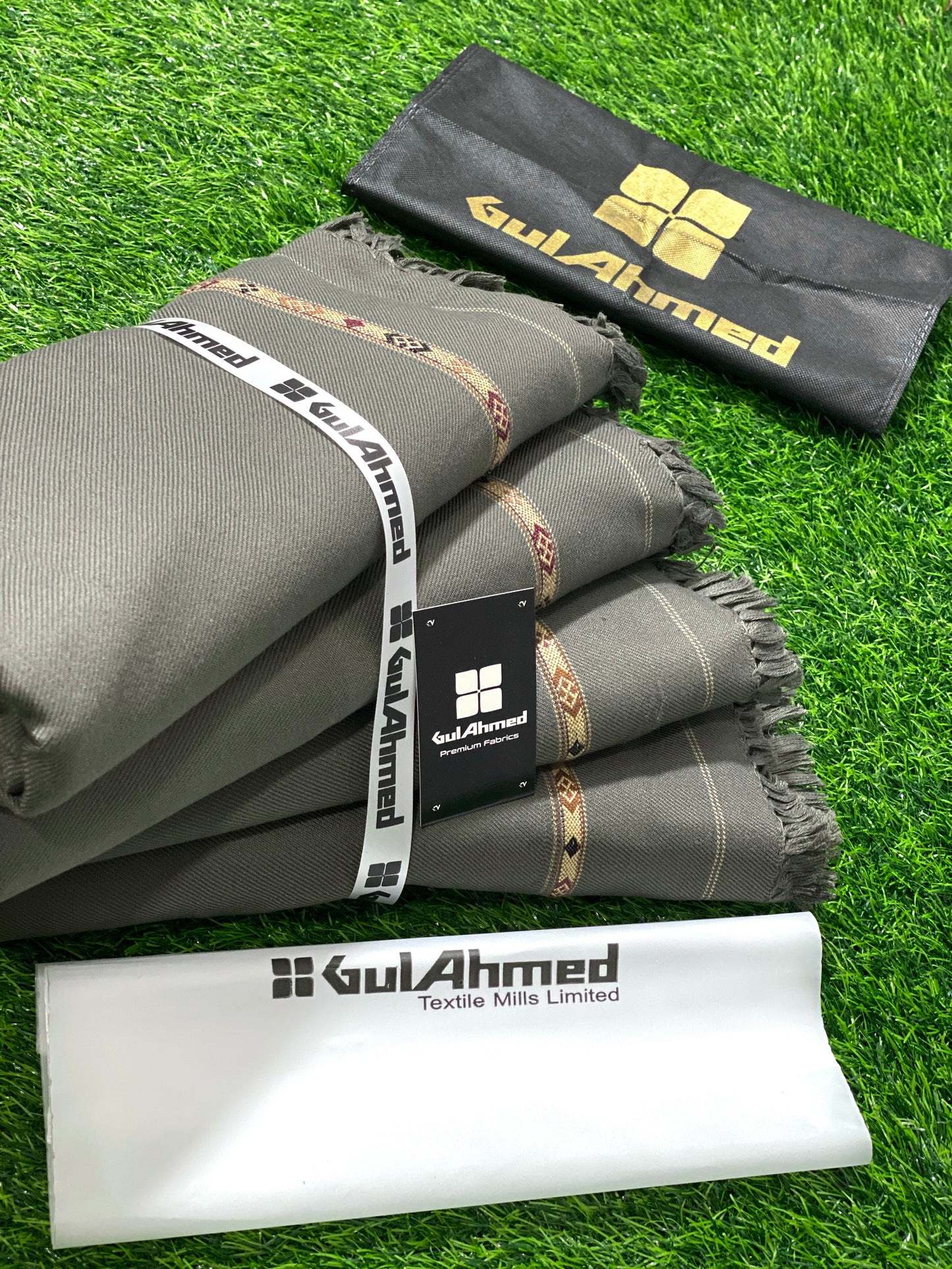 GULAHMED Winter Wool Shawl Grey GA-02
