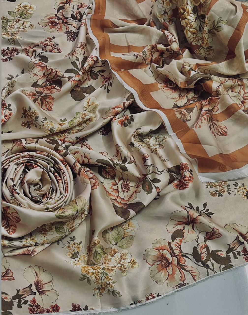 Unstitch Silk 3pc Digital Printed VS-11