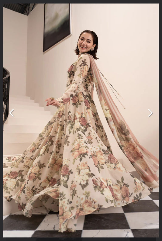 Unstitch Silk 3pc Digital Printed VS-11