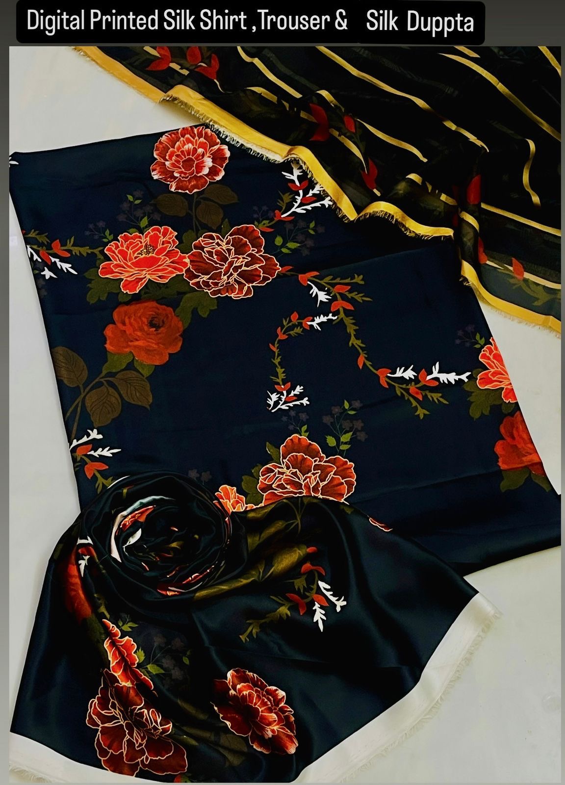 Unstitch Silk 3pc Digital Printed VS-08
