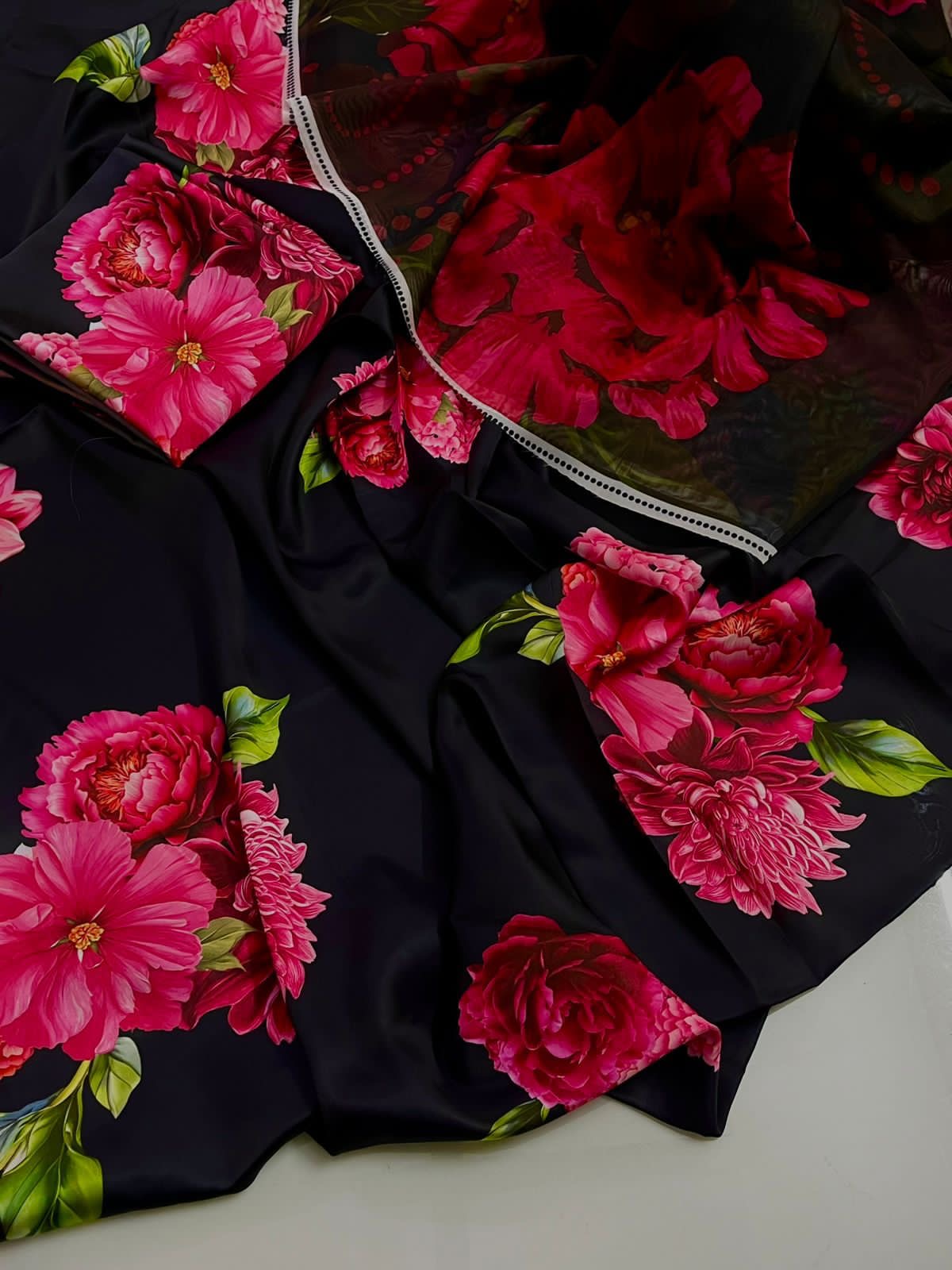 Unstitch Silk 3pc Digital Printed VS-03