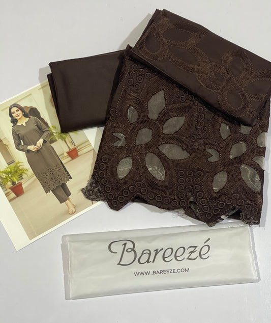 Bareeze DHANAK 2pc APPLIC WORK Winter Collection BD-015