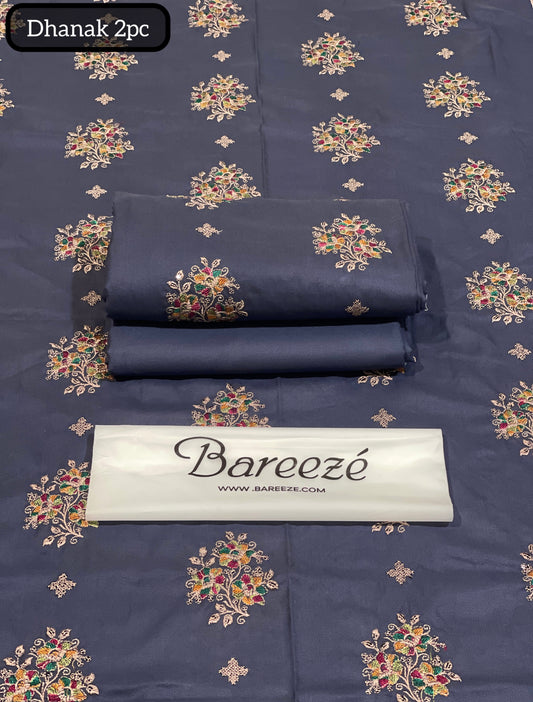 Bareeze DHANAK 2pc EMBROIDERY Winter Collection BD-002