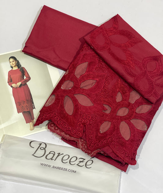 Bareeze DHANAK 2pc APPLIC WORK Winter Collection BD-016