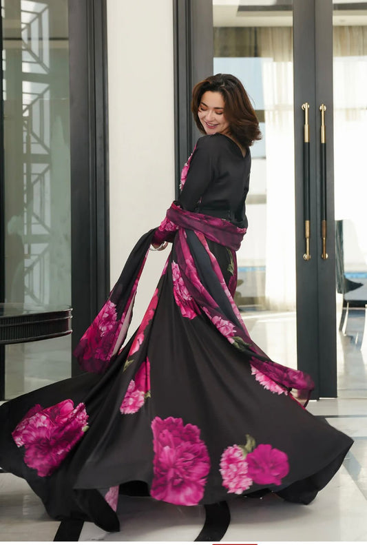 Unstitch Silk 3pc Digital Printed VS-03