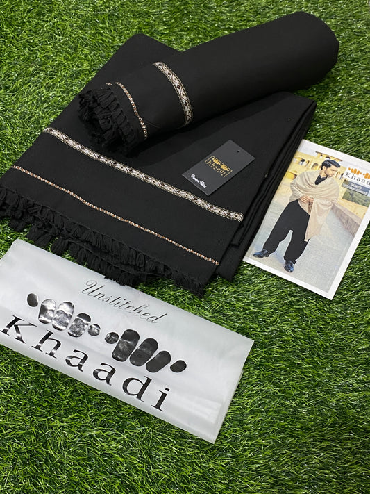 Khaadi Winter Wool Shawl BLACK KH-05