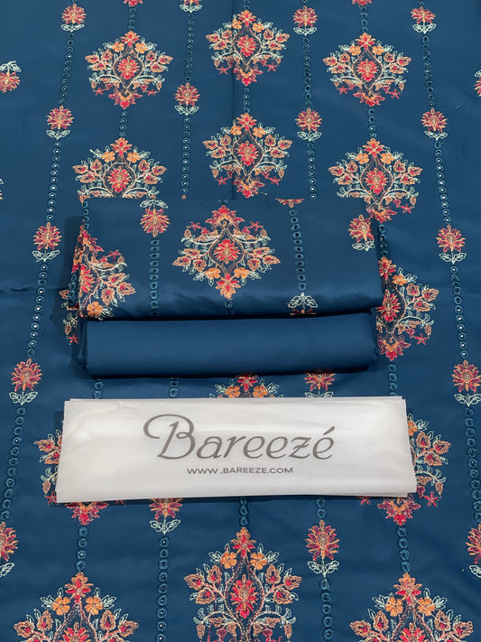 Bareeze DHANAK 2pc Chicken Kari Winter Collection BD-020