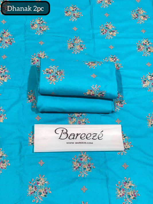 Bareeze DHANAK 2pc EMBROIDERY Winter Collection BD-001