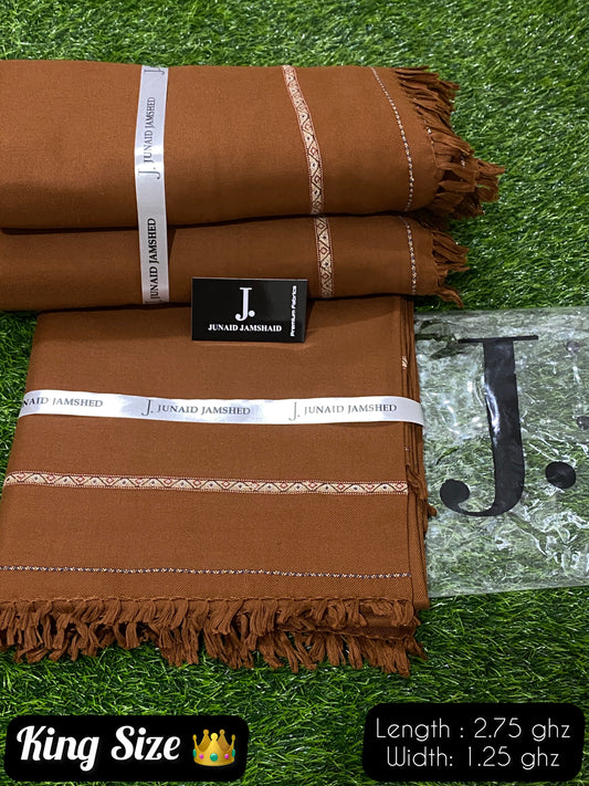 Junaid Jamshed Winter Wool Shawl MUSTARD JJ-04