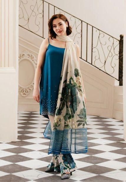 Unstitch Silk 3pc Digital Printed VS-10
