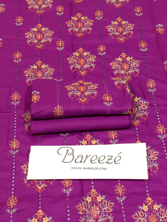 Bareeze DHANAK 2pc Chicken Kari Winter Collection BD-018