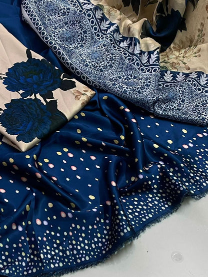 Unstitch Silk 3pc Digital Printed VS-10