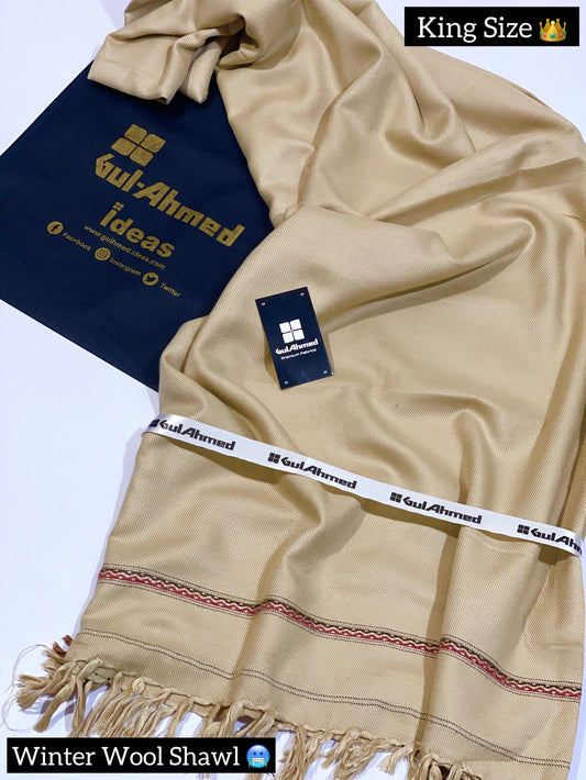 GULAHMED Winter Wool Shawl SKIN GA-20