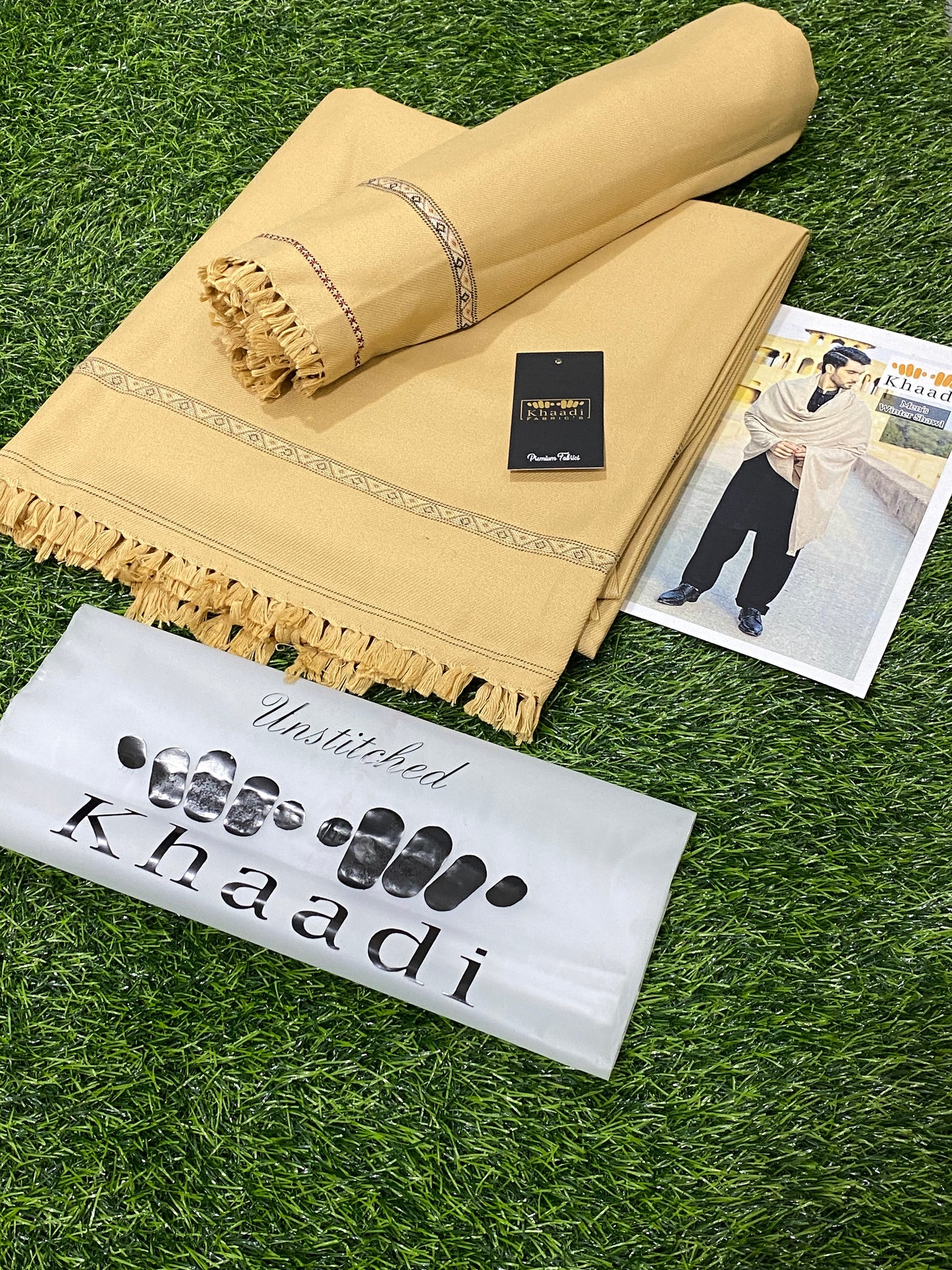 Khaadi Winter Wool Shawl FAWN KH-04