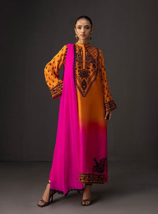 Unstitch Silk 3pc Digital Printed VS-20