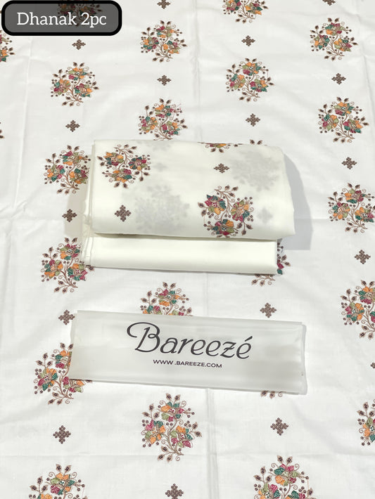 Bareeze DHANAK 2pc EMBROIDERY Winter Collection BD-007