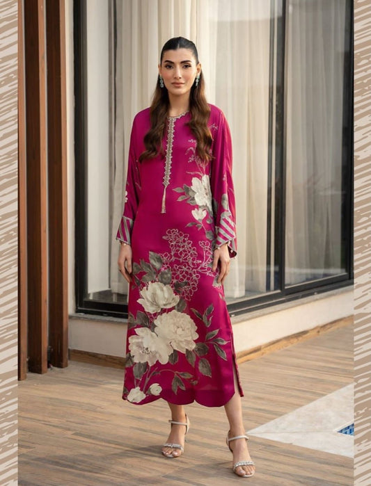 Unstitch Silk 3pc Digital Printed VS-15